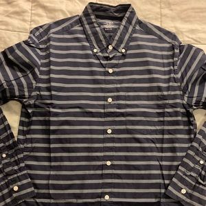 J. Crew lightweight striped LS Button Down